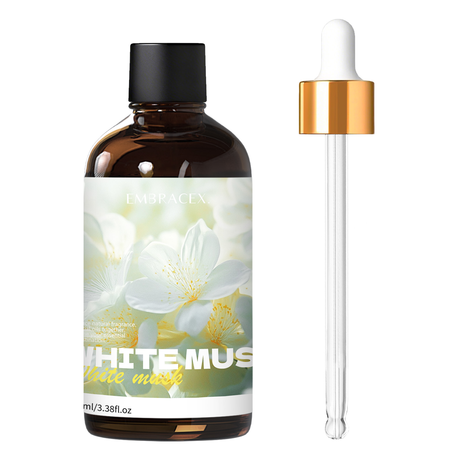 Musk White Oil - 100ml Minyak Wangi Musk Putih Untuk