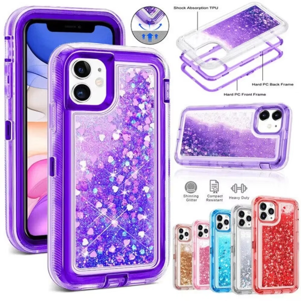 Fragance X - Casing Glitter Dynamic Liquid Quicksand untuk