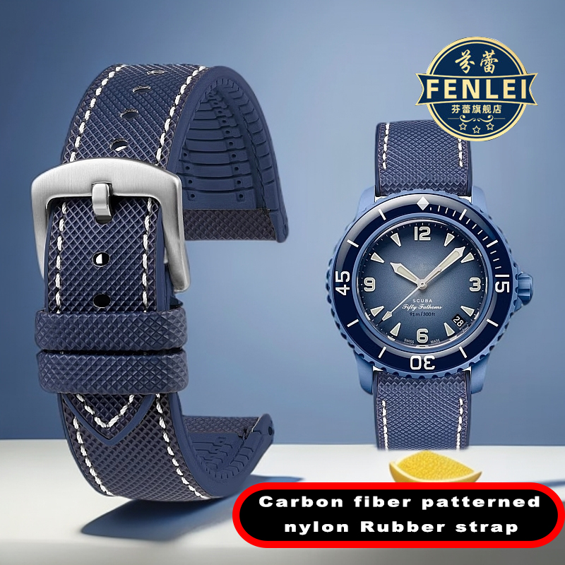 Fragance X - Tali jam tangan 22mm untuk Swatch