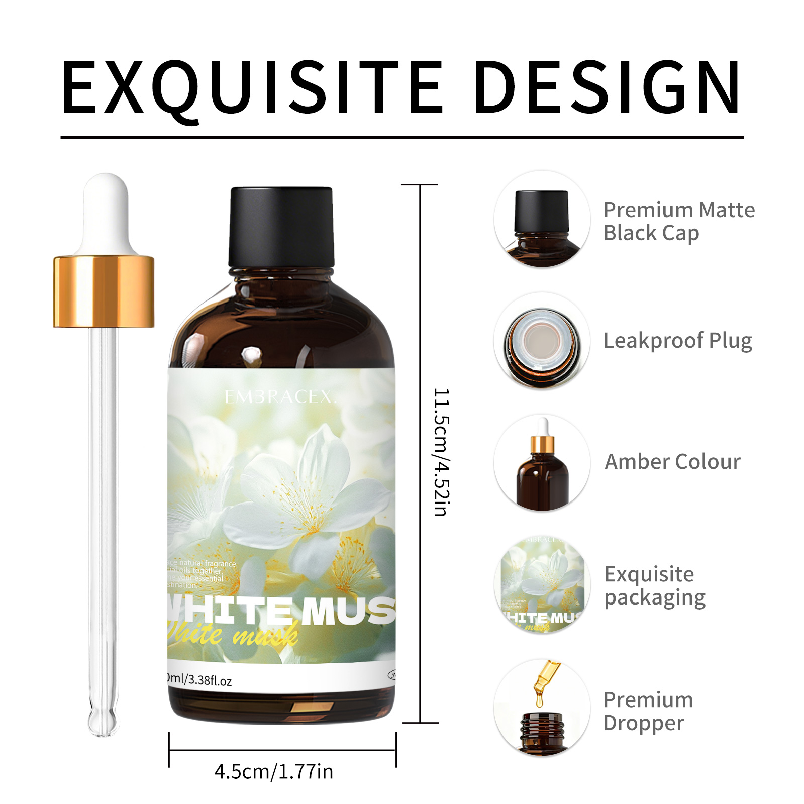 100ml Minyak Wangi Musk Putih  - Musk White Oil ulasan dan harga