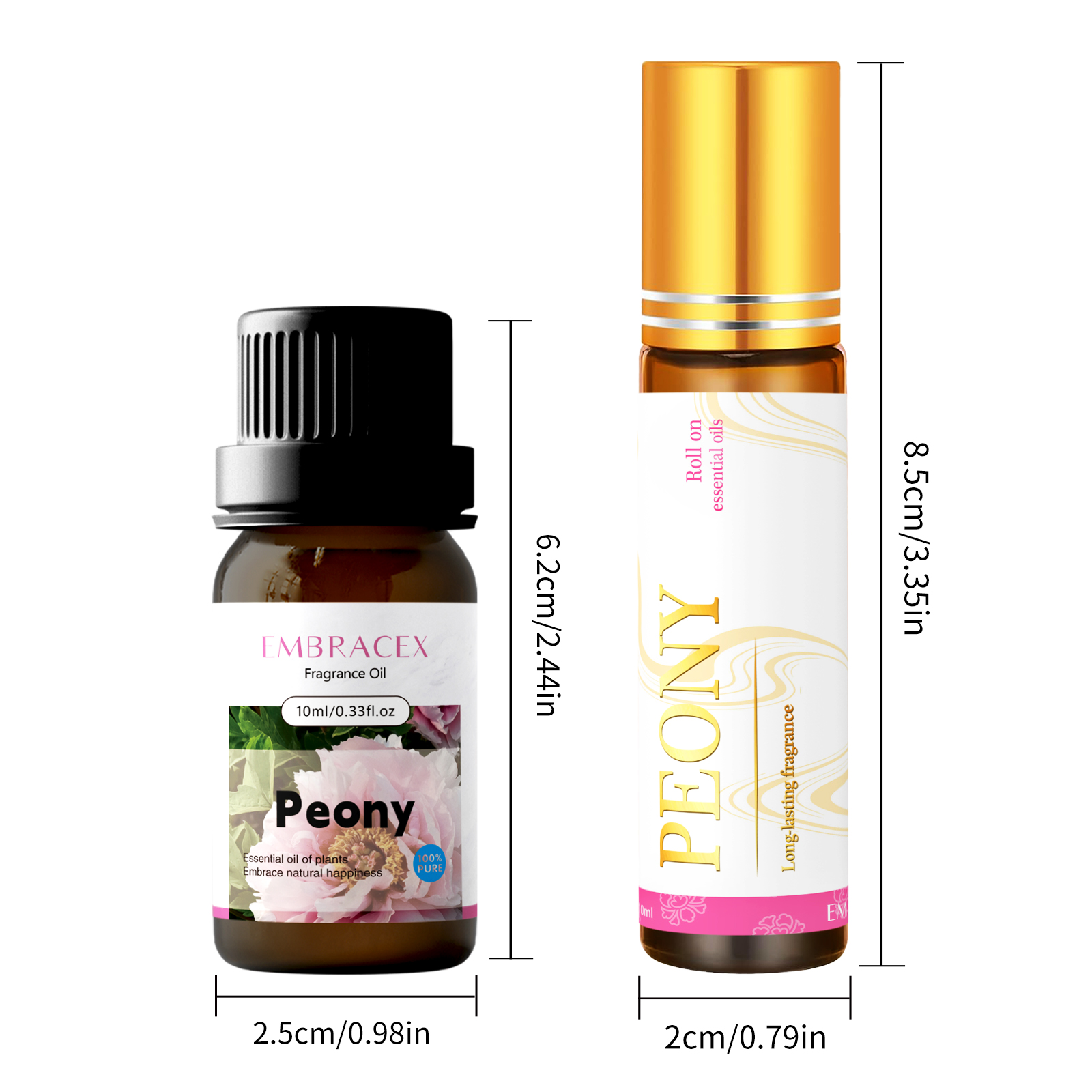 2PC/1PC 10ml Minyak Wangi Peon - Sandalwood Perfume Oil ulasan dan harga