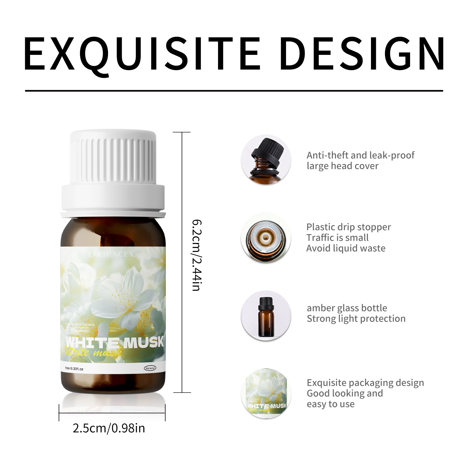 10ml Minyak Aroma White Musk | - Musk White Oil ulasan dan harga